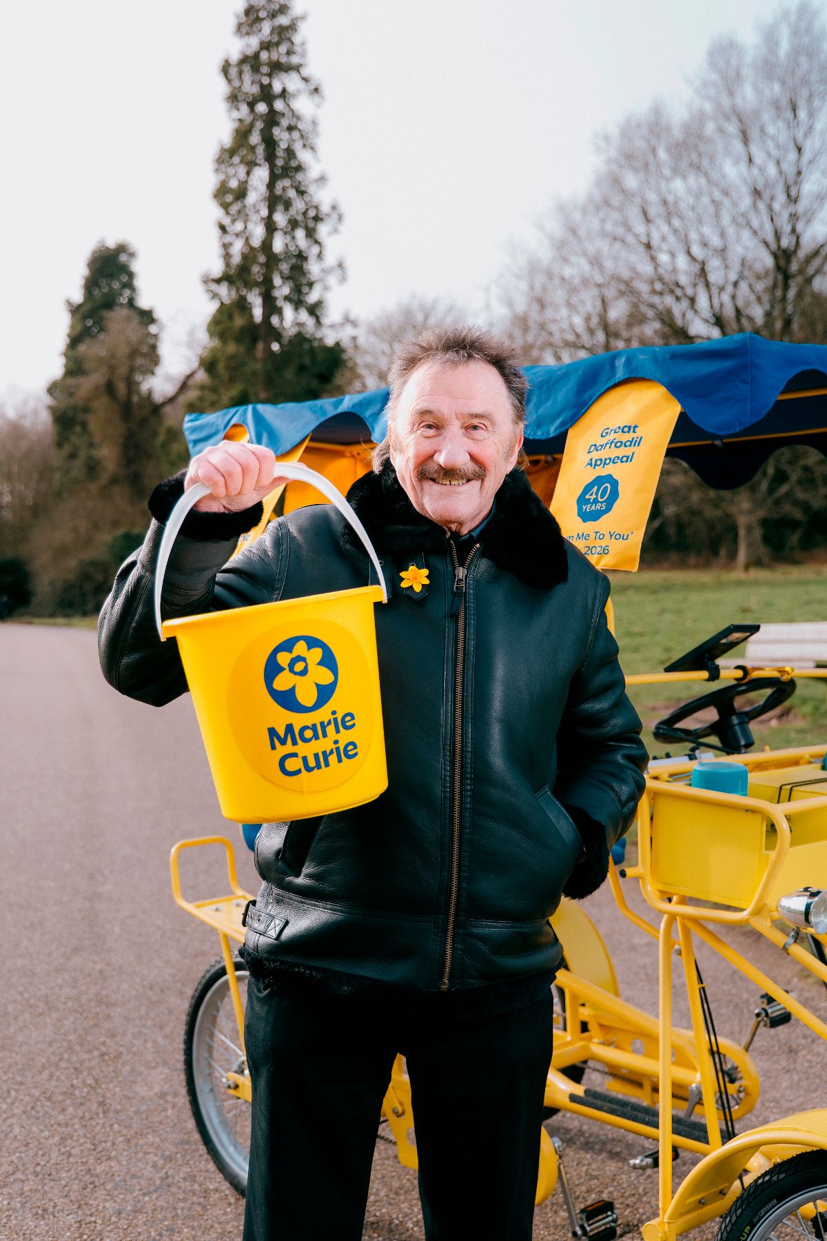 Between 3rd and 11th March, Paul will be travelling across the UK to celebrate 40 years of Marie Curie’s Great Daffodil Appeal