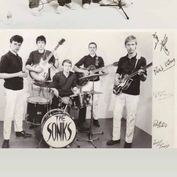 Cruz's grandpa was also in a band when he was young