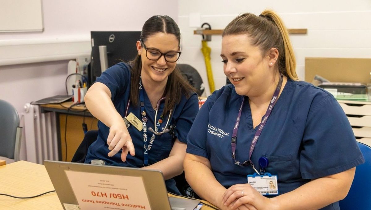 Dedicated pair - Jenna Ellis, left, and Jen Ross