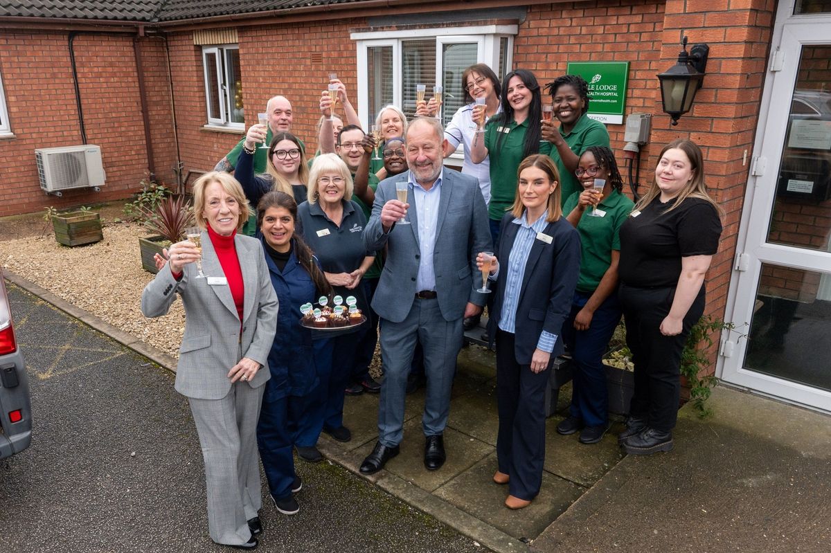 Castle Lodge Independent Hospital celebrates passing a Care Quality Commission inspection with an overall ‘Outstanding’ rating