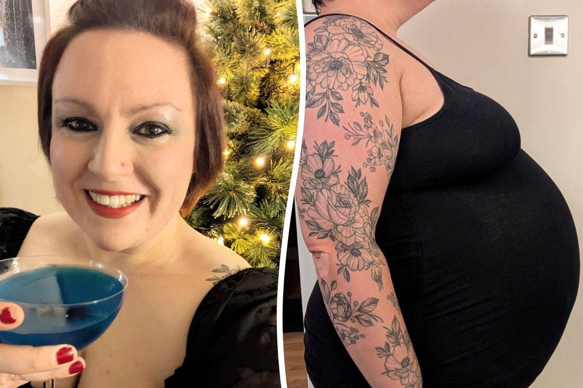 Becki Ward and before having the tumour removed