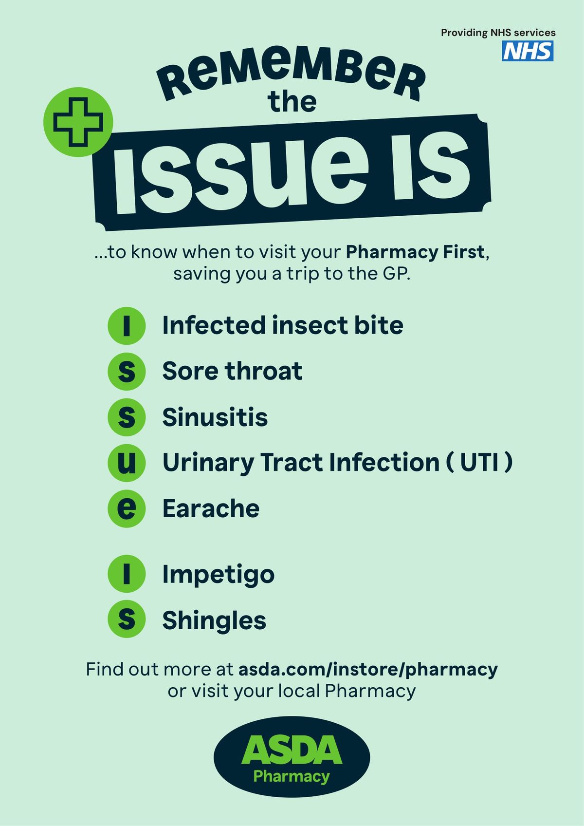 You need to remember ISSUE IS