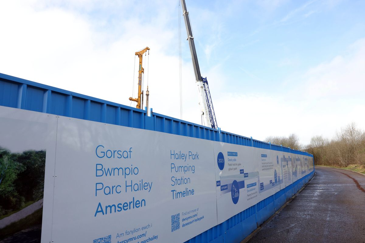 The construction of the Hailey Park sewage pump has led to a long-running row