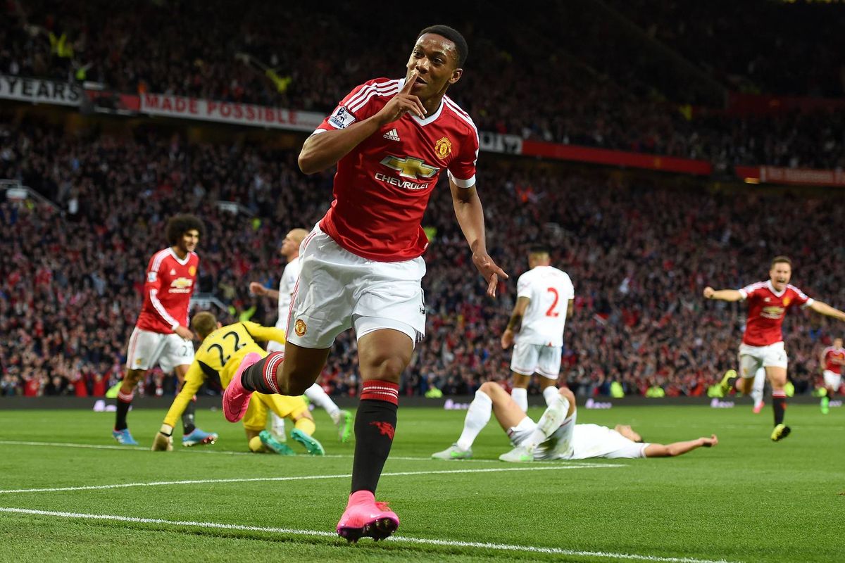 Anthony Martial scored a famous goal on his debut