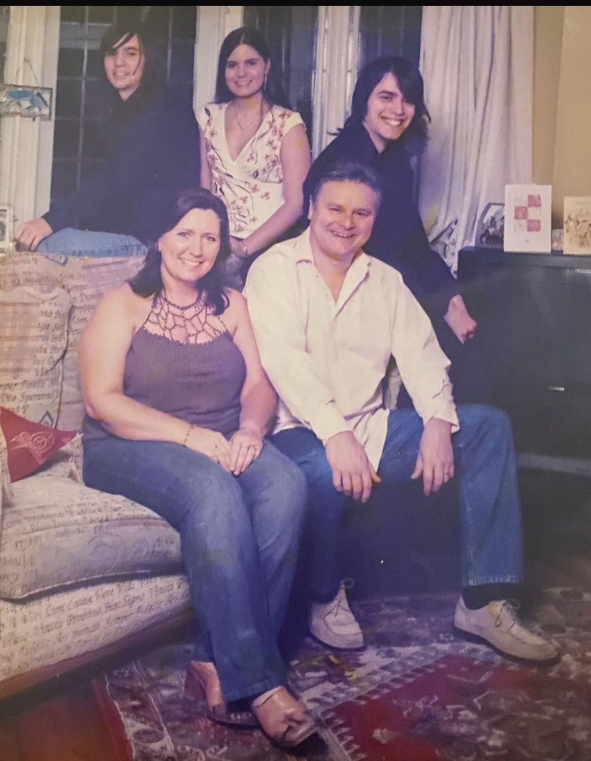 Deborah and family just before her surgery