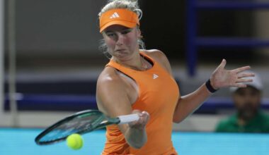 Czech outsider Bejlek downs Tauson in titanic battle to set up final against Alexandrova