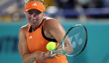 Wasteful Clara Tauson crashes out against Czech Grand Slam winner in Doha