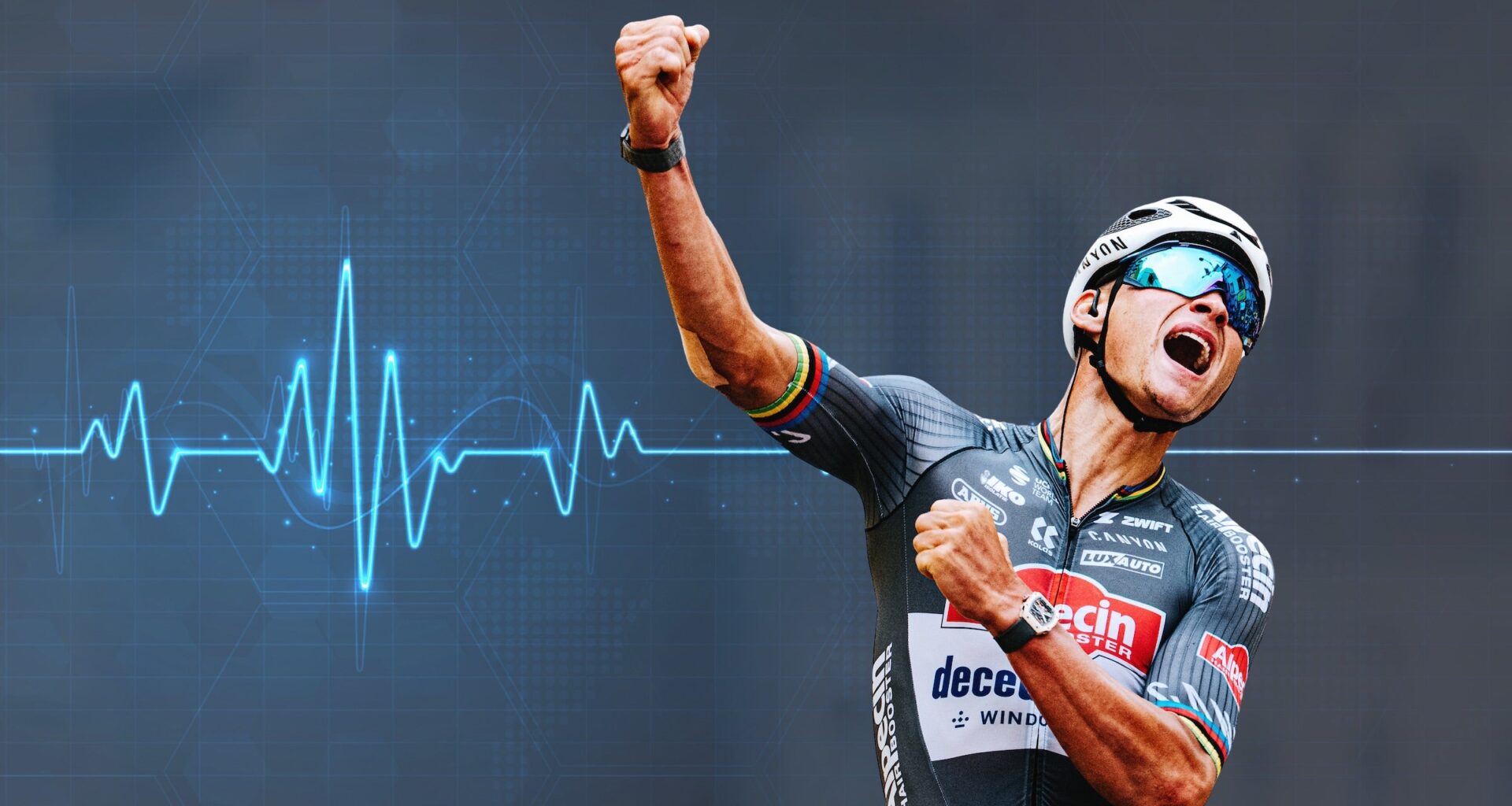 Van der Poel revealed his heart rate and HRV data