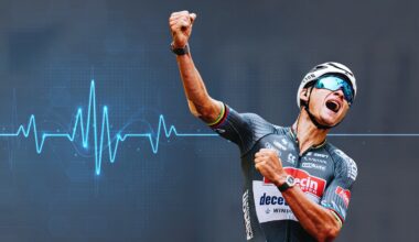 Van der Poel revealed his heart rate and HRV data