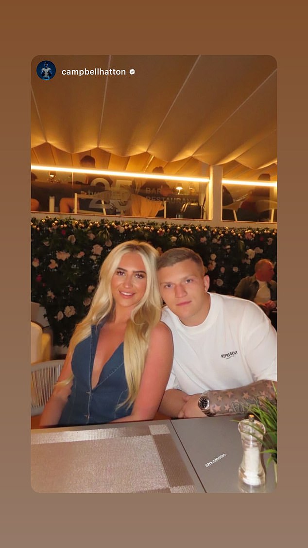 Campbell and Brooke Heaton are thought to have spent a lot of time together over the festive period