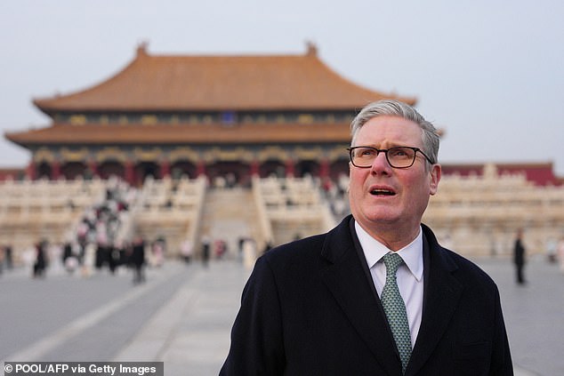There has been growing expectations that Sir Keir, pictured here in Beijing during his trip to Asia at the end of January, will soon face a challenge to his leadership