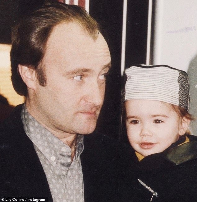 Lily took to Instagram with a rare snap of the pair marking the milestone, as well as a throwback of the hitmaker carrying her as a child