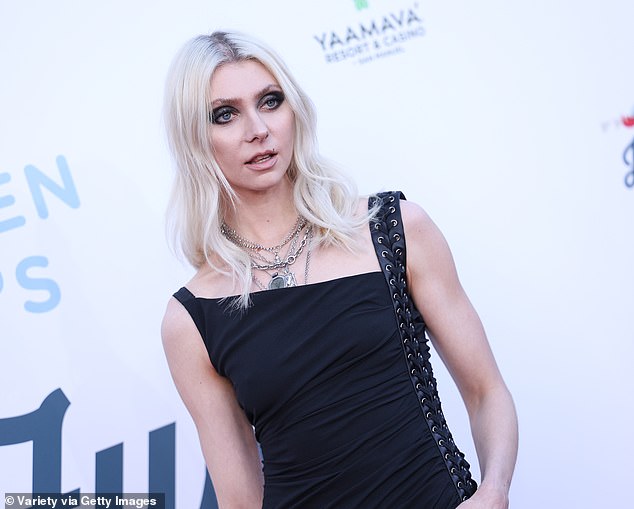 Gossip Girl star Taylor Momsen opted for her usual rock star glam at the bash