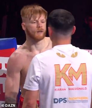 MacDonald earned his first professional win