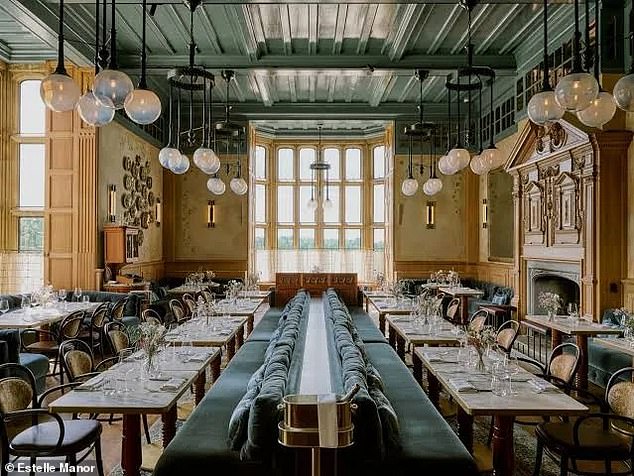 Kristie Mewis said the couple relaxed on their mini honeymoon by drinking endless cups of coffee and sampling many of the restaurants (pictured)