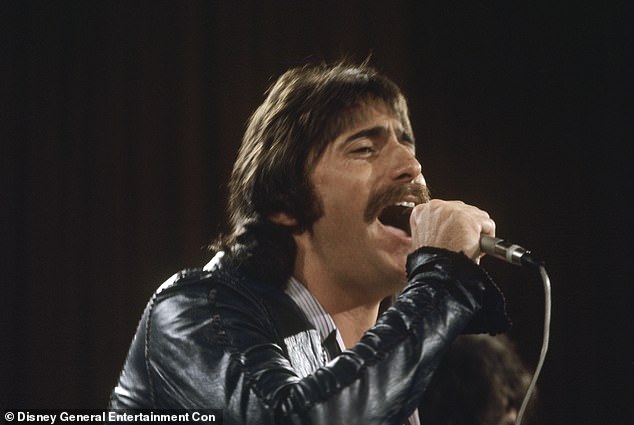 The singer performed on the band's hits such as Joy To The World (Jeremiah Was a Bullfrog), The Show Must Go On, Mama Told Me Not to Come and Shambala. Pictured 1976