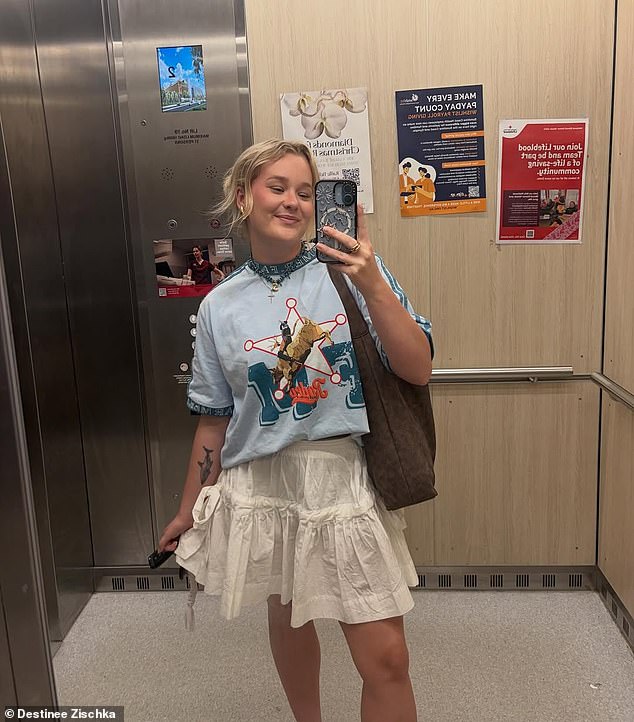 At just 21, Destinee Zischka was 'happy and healthy' - until everything began to unravel