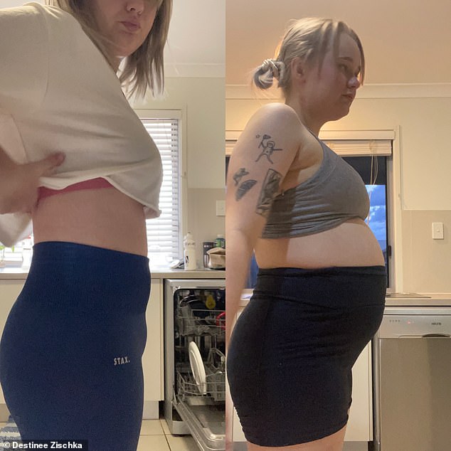 Doctors found a large 7kg tumour growing in her stomach, which was found to be ovarian cancer, a diagnosis she didn't see coming