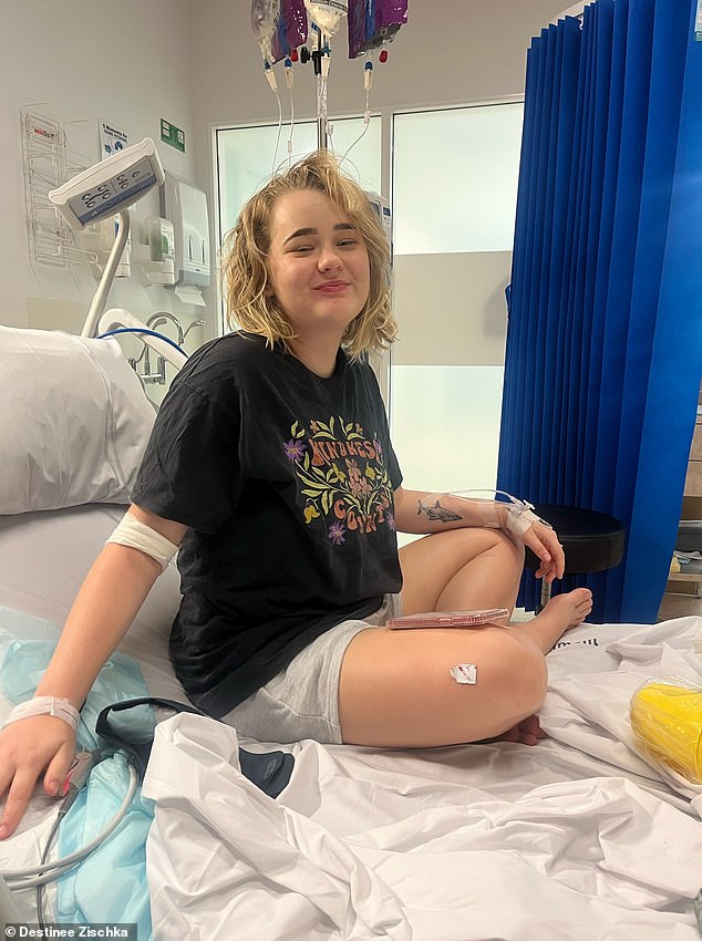 Now studying nursing full-time, Destinee is determined to show that ovarian cancer affects young people and to advocate for greater understanding among health professionals and the broader community
