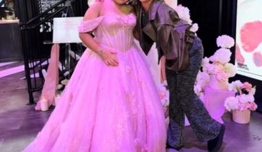 TikTok star Lacey, 12, poses with her mum, Laura, at her birthday party - which some concerned parents have argued was nothing more than a 'big money-making scheme'