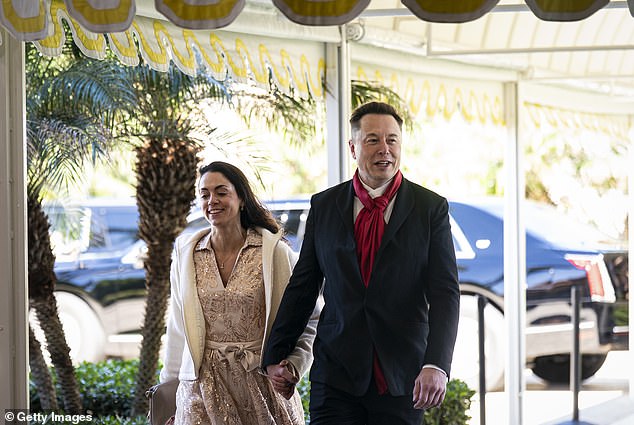 Elon Musk believes Mars settlement is possible by 2050, but Solomon argues there are many important questions that need to be answered before seriously considering colonization. Musk is pictured arriving at Mar-A-Lago with Shivon Zilis, a venture capitalist, in Palm Beach, Florida, on Sunday for the wedding of Dan Scavino, White House deputy chief of staff, and Erin Elmore, the State Department's Art in Embassies director