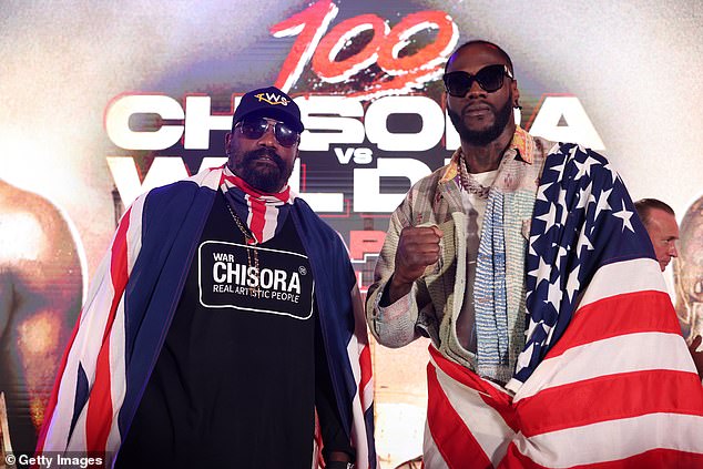 Wilder appeared at talkSPORT alongside Derek Chisora to promote their upcoming heavyweight bout at London's O2 Arena on April 4
