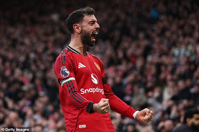 Bruno Fernandes said Carrick is a 'great manager' after United's 2-0 victory over Tottenham