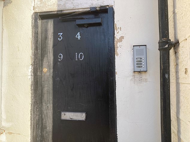 Neighbours claim the block is well frequented by drug users and the smell of cannabis regularly hangs in the air