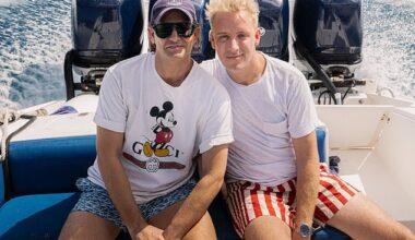 Languishing in the Caribbean sunshine, sipping champagne on the deck of a top-of-the range cruise ship, life is rather wonderful for Made In Chelsea stars Ollie and Gareth Locke