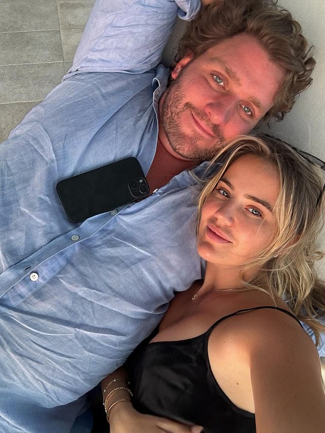 Pictured: Tabitha Willett with her multi-millionaire fiancé Harry Hoare