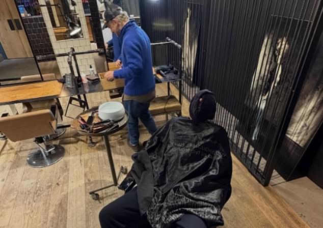 Draper has gone for a new look as he looks to resume his tennis career after another injury