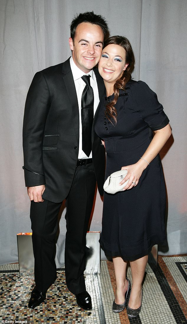 Ant and Lisa at the Bafta TV awards afterparty at the Natural History Museum in 2007