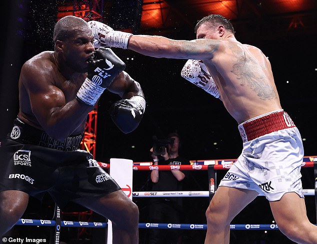 Daniel Dubois has not fought since his second defeat to Oleksandr Usyk (pictured above)