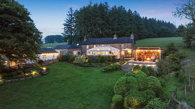 The three-bedroom farmhouse – complete with three holiday cottages and an acre of land – went on the market in early spring 2024 for £1.2million