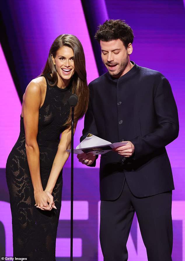 Gerber and Francois Arnaud pictured onstage