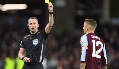Referee Chris Kavanagh (above) and his assistant Nick Greenhalgh haven't been selected for Premier League duty this weekend after being involved in several officiating blunders last week