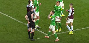 Kavanagh marked the free kick to be taken at least a yard outside the penalty area