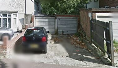 BEFORE: The plot of land before it was developed and listed as a property