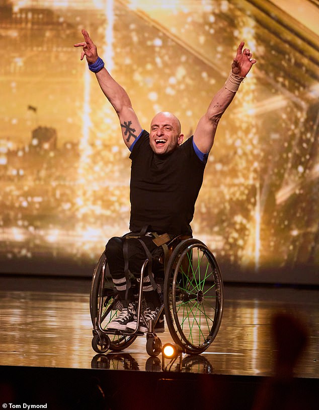 The Australian became a frontrunner to win the latest series of the ITV talent show after wowing judges Simon, Amanda Holden, Alesha Dixon and KSI during Saturday's audition show