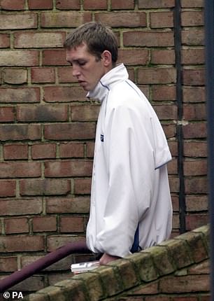 Damien Daley leaving Nottingham Crown Court in 2001