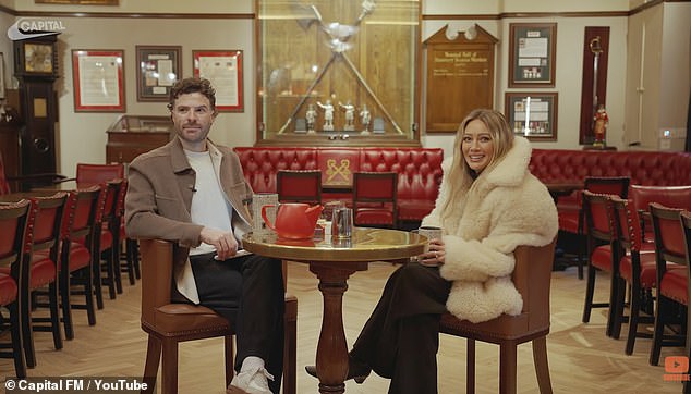 Bursting out into fits of laughter, Jordan added: 'No. No. Not pound town. Poundland. Poundland. Oh my gosh. Pound Town is something completely different!'