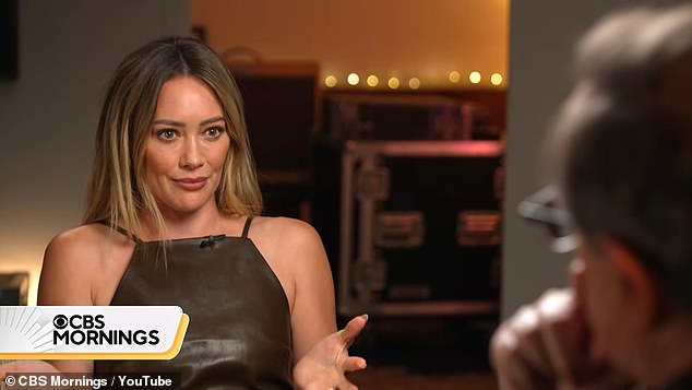 Hilary Duff confirmed her new song We Don't Talk is 'definitely about my sister' during an interview with CBS News special correspondent Anthony Mason for CBS Mornings on Friday