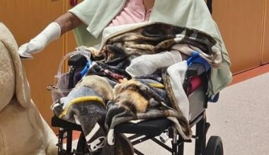 Manjit Sangha, 56, has been in hospital since July last year, but after being discharged from Moseley Hall Hospital in Birmingham on Wednesday, she admitted she is still coming to terms with her quadruple amputation.