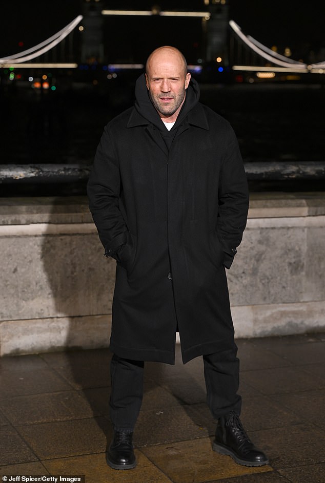 Jason, 58, meanwhile was looking dapper as posed for a few shots on his arrival at 1 Old Billingsgate