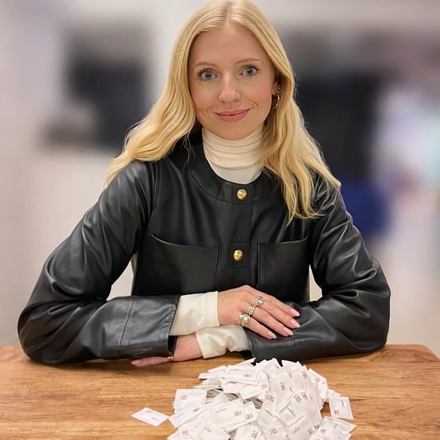 Hannah Skelley carries sachets of salt around in her handbag and says she simply can't get enough of it