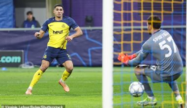 Anan Khalaili has scored three times in the Champions League this season for Union Saint-Gilloise