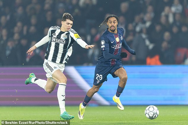 Lewis Miley has been suffering from muscle damage in his thigh, an injury that was originally thought to be a dead leg picked up away at Paris Saint-Germain on January 28