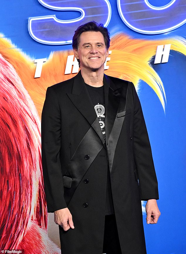 In April 2022, while promoting Sonic the Hedgehog 2, Carrey shocked reporters by admitting he was ¿probably¿ stepping away from acting; (Carrey in December 2024)