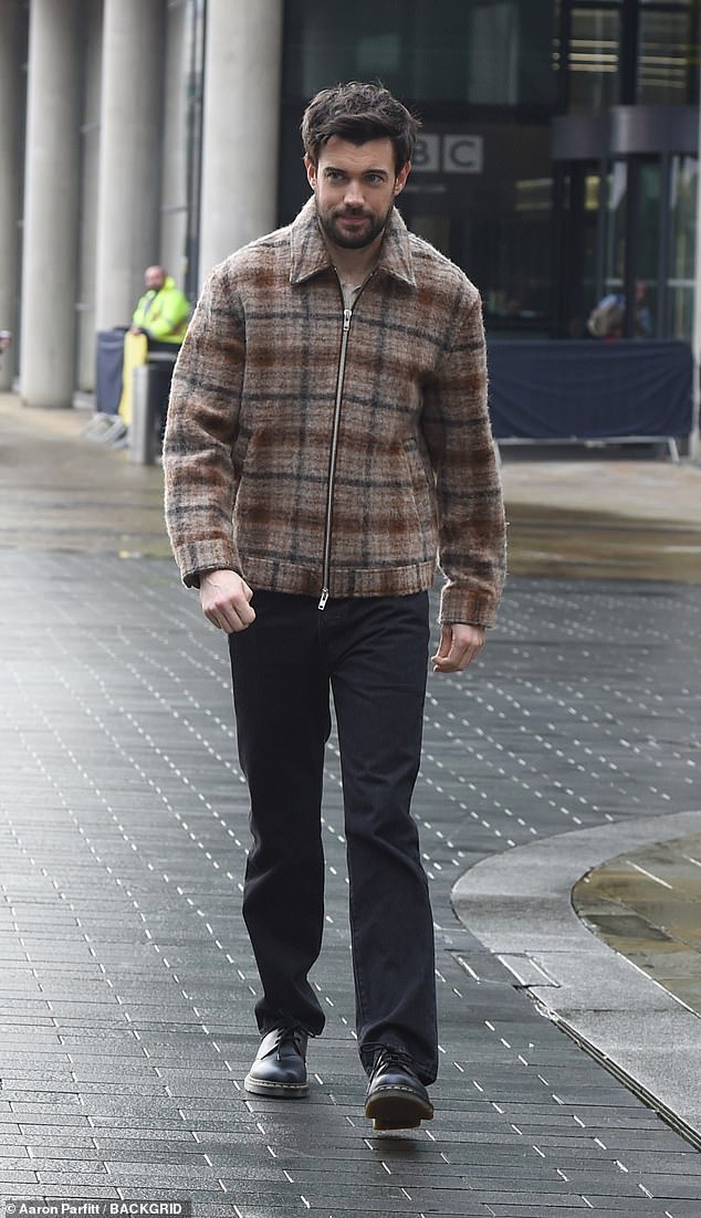 Some of music's biggest names have descended upon Manchester as the city gears up to host its very first BRIT Awards (Host Jack Whitehall pictured yesterday)