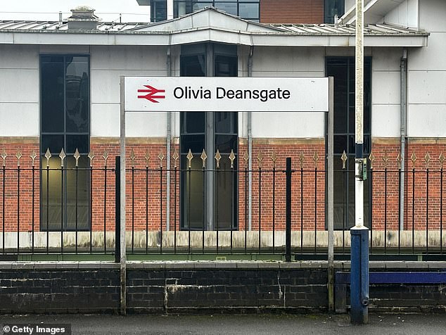 In a playful tribute, Deansgate station has temporarily been renamed 'Olivia Deansgate' in honour of nominee Olivia Dean - a sign the whole city has embraced the occasion